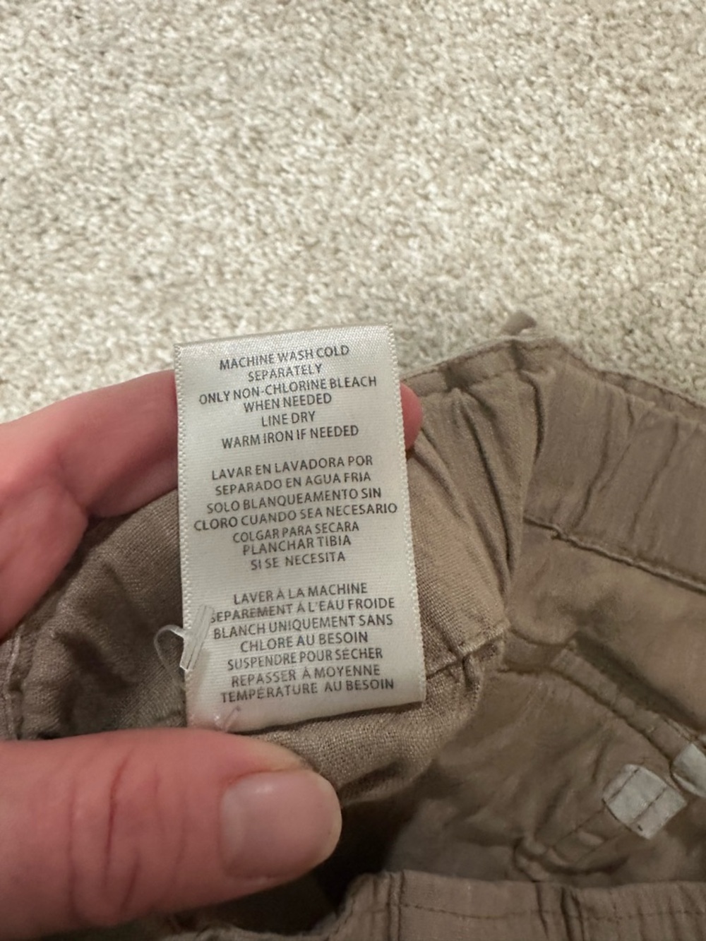 Kut from the Kloth Taupe-Gray Relaxed Linen Trousers - Picture 5 of 7